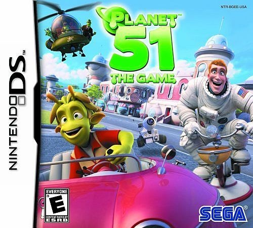 Front boxart of the game Planète 51 (United States) on Nintendo DS
