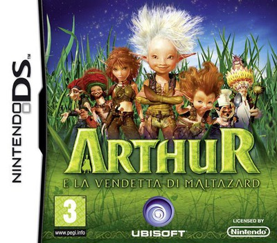 Front boxart of the game Arthur e la Vendetta di Maltazard (Italy) on Nintendo DS