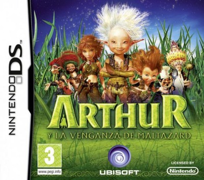 Front boxart of the game Arthur y la Venganza de Maltazard (Spain) on Nintendo DS
