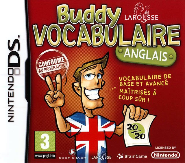 Front boxart of the game Buddy Vocabulaire Anglais (France) on Nintendo DS