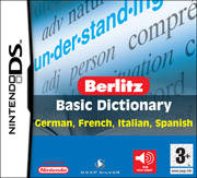 Front boxart of the game Berlitz - Diccionario Basico Inglés (Europe) on Nintendo DS