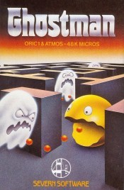 Front boxart of the game Ghostman on Tangerine Computer Systems Oric