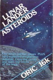 Front boxart of the game Lunar Lander on Tangerine Computer Systems Oric