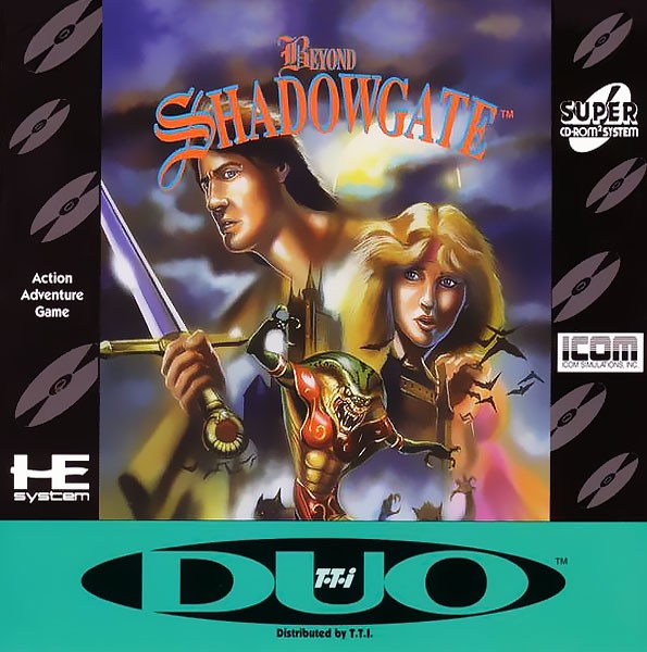Front boxart of the game Beyond Shadowgate (United States) on NEC PC Engine CD