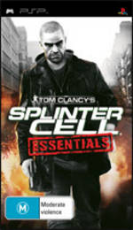 Front boxart of the game Tom Clancy's Splinter Cell Essentials (Australia) on Sony PSP