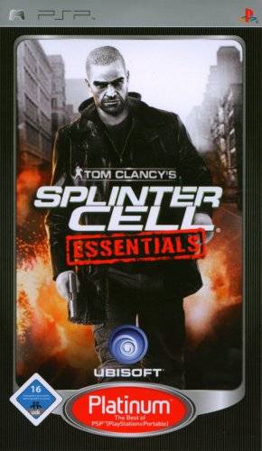 Front boxart of the game Tom Clancy's Splinter Cell Essentials (Europe) on Sony PSP