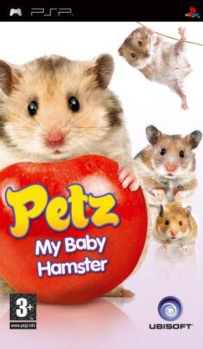 Front boxart of the game Petz - My Baby Hamster (Europe) on Sony PSP