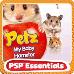 Front boxart of the game Petz - My Baby Hamster (Europe) on Sony PSP