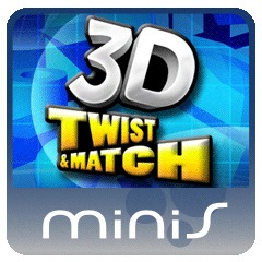 Front boxart of the game 3D Twist & Match (United States) on Sony PSP