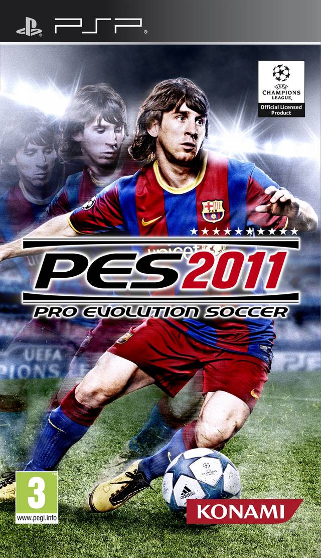 Front boxart of the game Pro Evolution Soccer 2011 (Europe) on Sony PSP