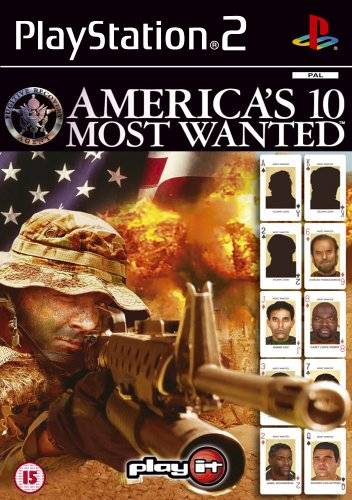 Front boxart of the game America's 10 Most Wanted (Europe) on Sony Playstation 2