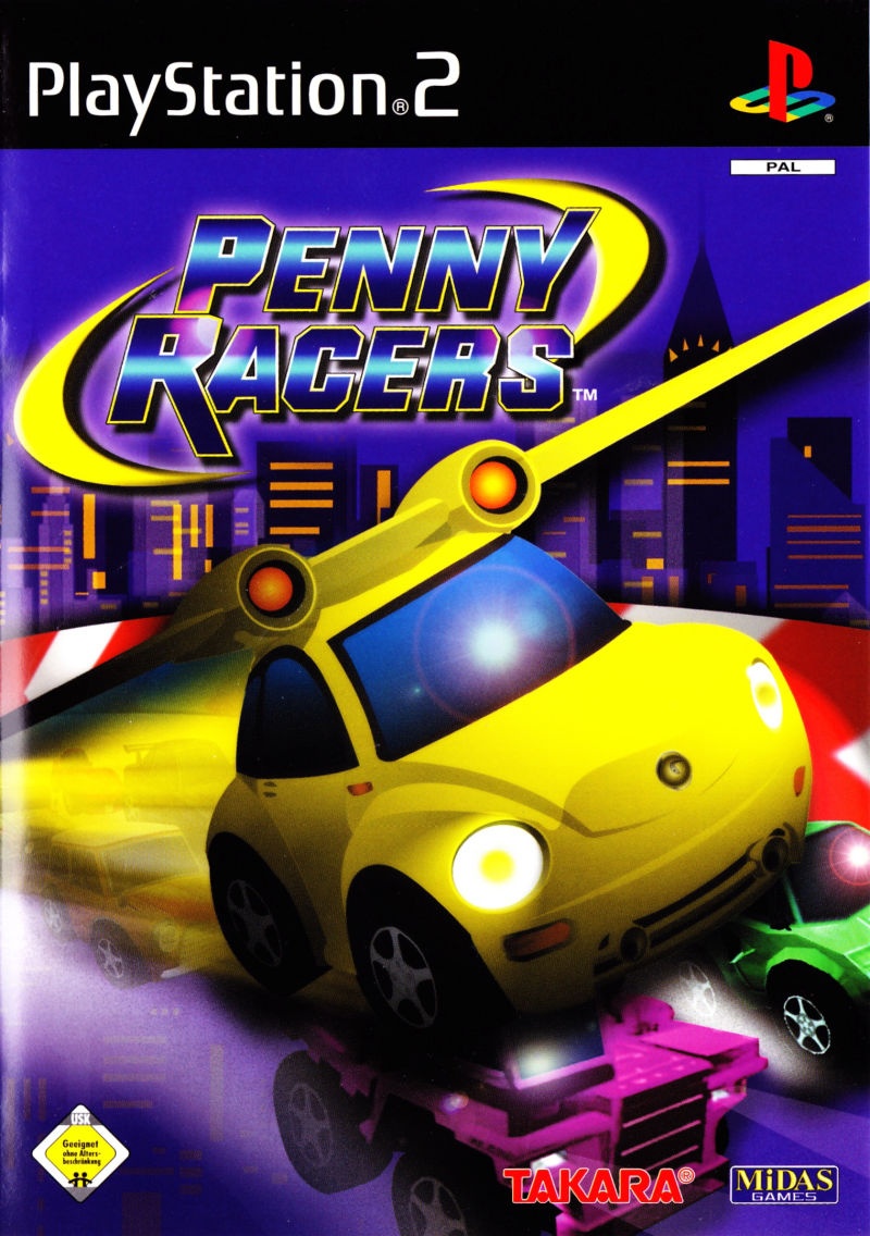 Front boxart of the game Penny Racers (Germany) on Sony Playstation 2