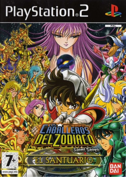 Front boxart of the game Saint Seiya - The Sanctuary (Spain) on Sony Playstation 2