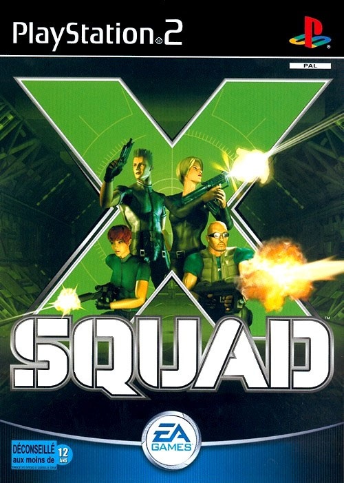 Front boxart of the game X-Squad (France) on Sony Playstation 2