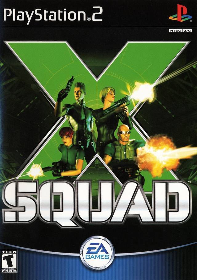 Front boxart of the game X-Squad (United States) on Sony Playstation 2