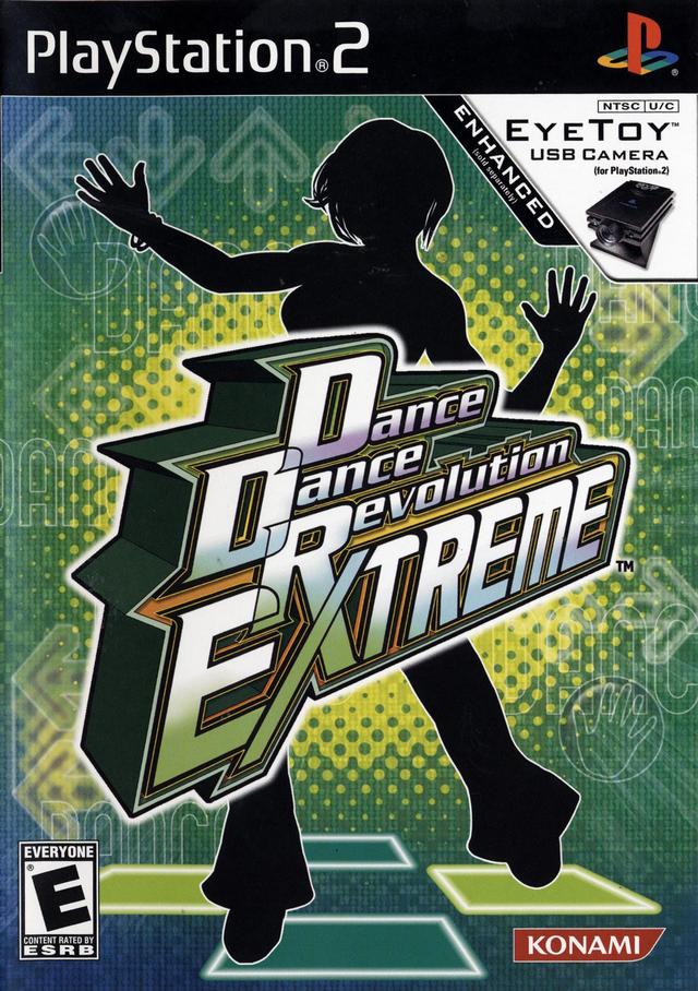 Front boxart of the game Dance Dance Revolution Extreme (United States) on Sony Playstation 2