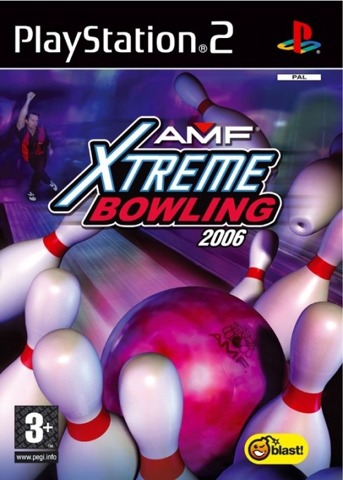 Front boxart of the game AMF Xtreme Bowling (Europe) on Sony Playstation 2