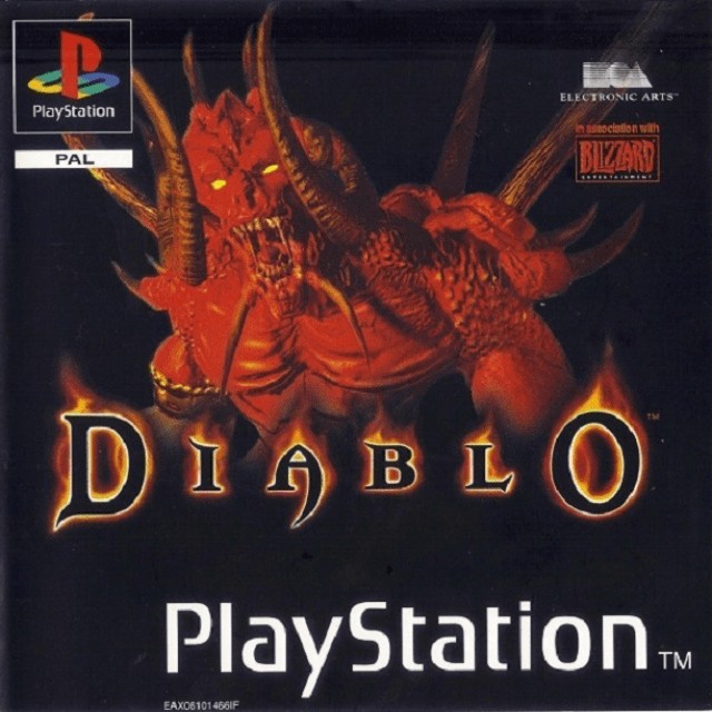 Front boxart of the game Diablo (Europe) on Sony Playstation