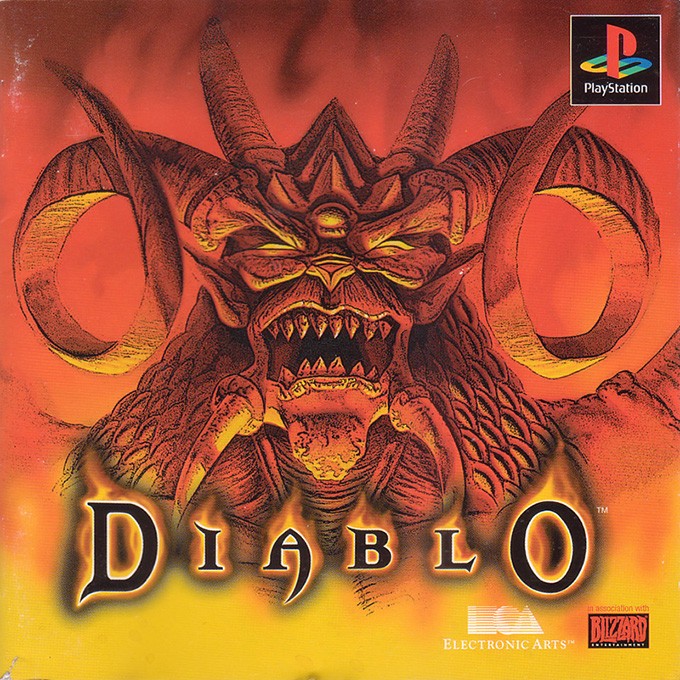 Front boxart of the game Diablo (Japan) on Sony Playstation