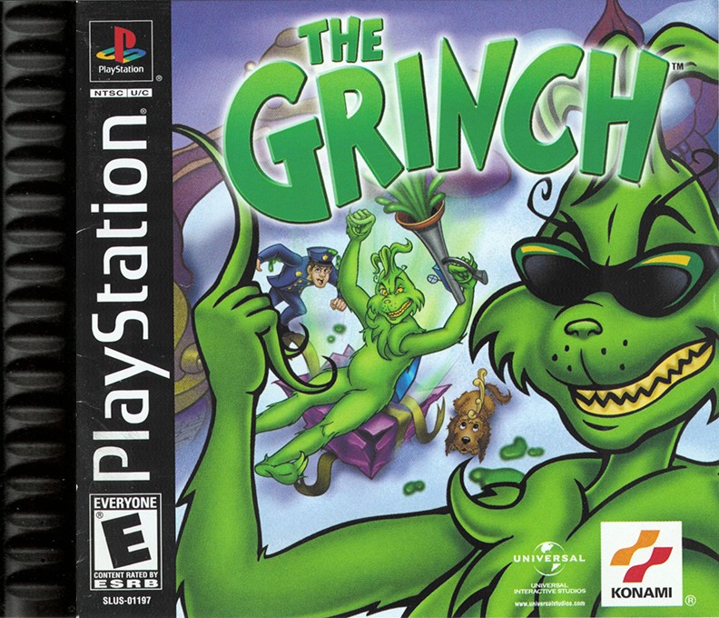Front boxart of the game Grinch, The (United States) on Sony Playstation