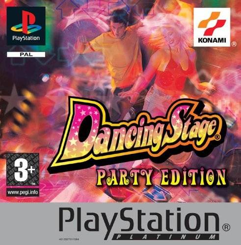Front boxart of the game Dancing Stage Party Edition (Europe) on Sony Playstation