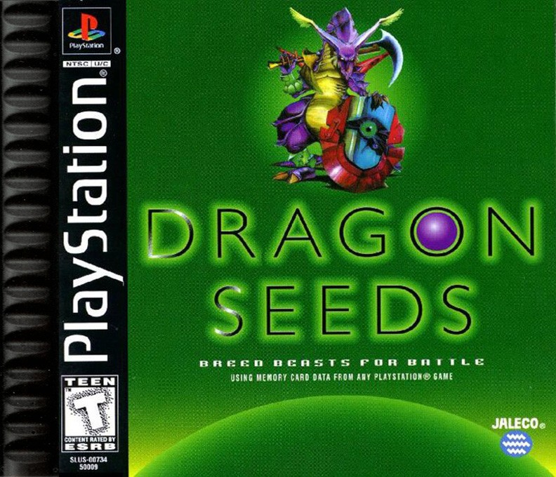 Front boxart of the game Dragon Seeds (United States) on Sony Playstation