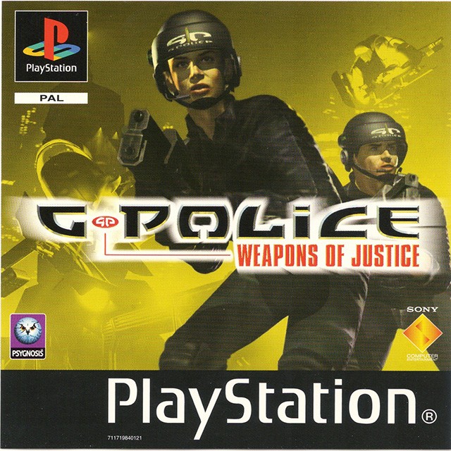 Front boxart of the game G-Police - Weapons of Justice (France) on Sony Playstation