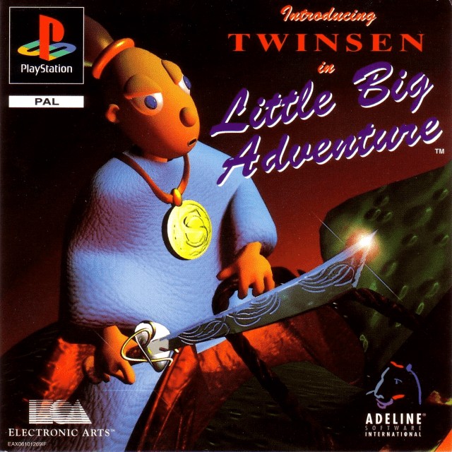 Front boxart of the game Little Big Adventure (Europe) on Sony Playstation