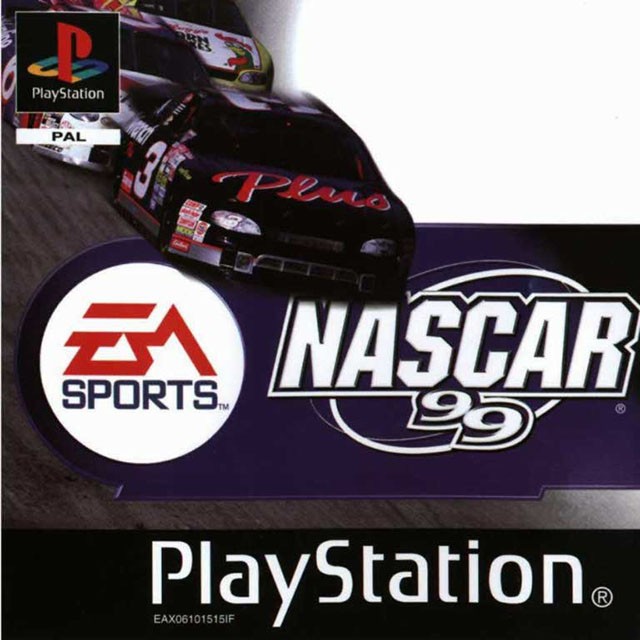 Front boxart of the game NASCAR 99 (Europe) on Sony Playstation