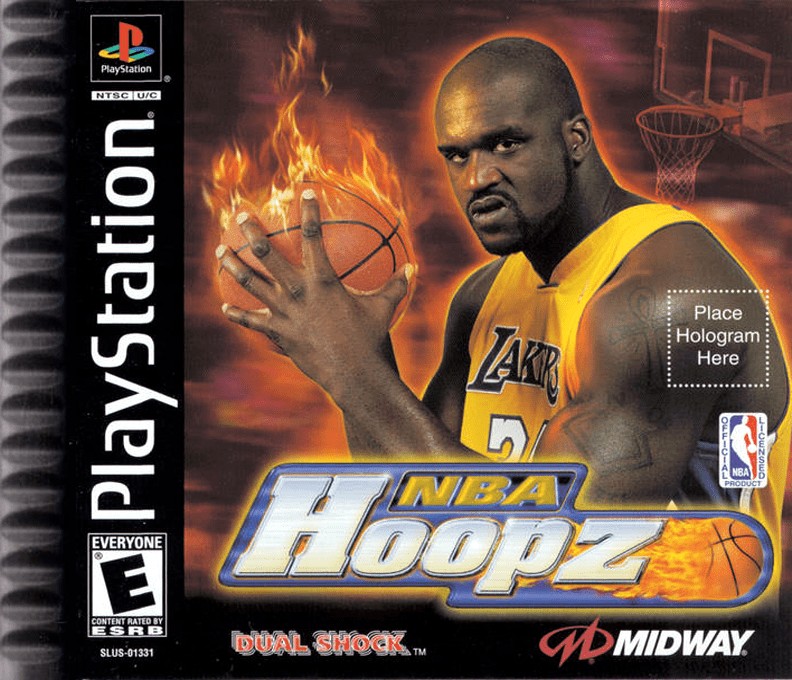 Front boxart of the game NBA Hoopz (United States) on Sony Playstation