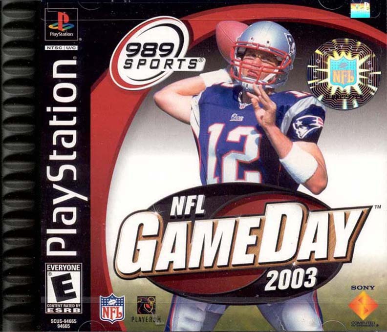 Front boxart of the game NFL GameDay 2003 (United States) on Sony Playstation