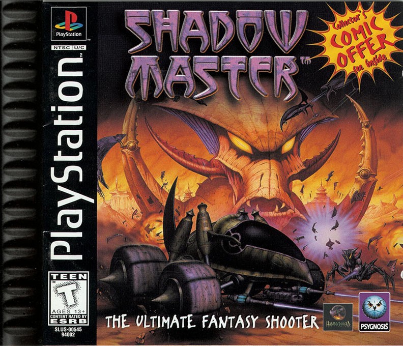 Front boxart of the game Shadow Master (United States) on Sony Playstation