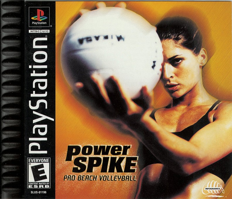Front boxart of the game Power Spike Pro Beach Volleyball (United States) on Sony Playstation