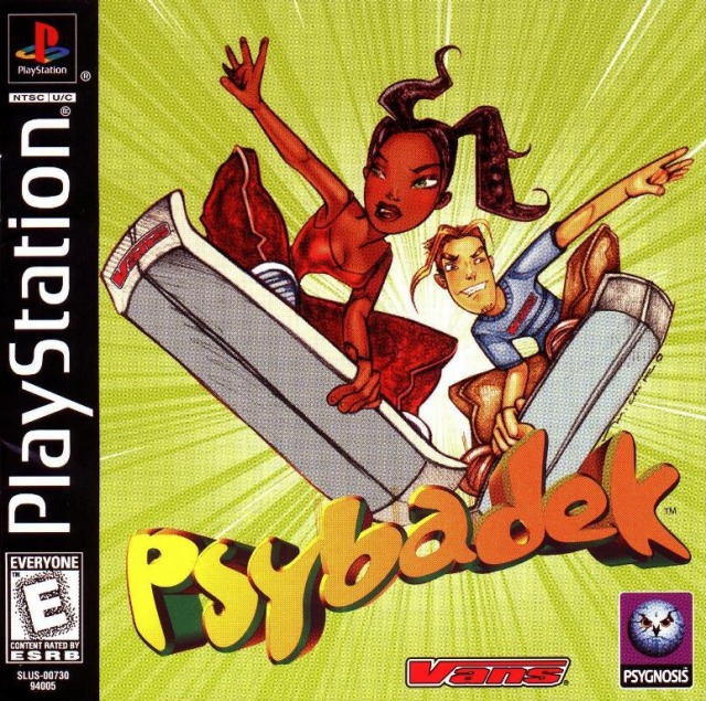 Front boxart of the game Psybadek (United States) on Sony Playstation