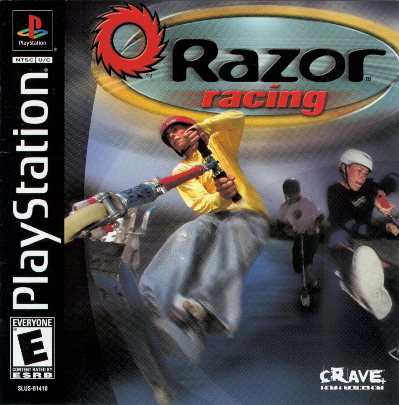 Front boxart of the game Razor Racing (United States) on Sony Playstation