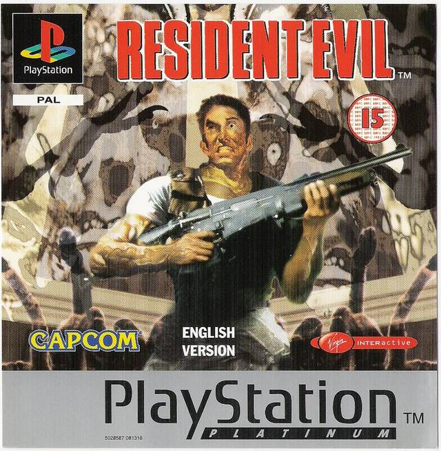 Front boxart of the game Resident Evil (Europe) on Sony Playstation