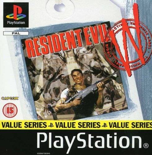 Front boxart of the game Resident Evil (Europe) on Sony Playstation