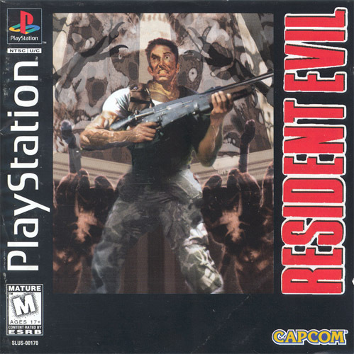 Front boxart of the game Resident Evil (United States) on Sony Playstation