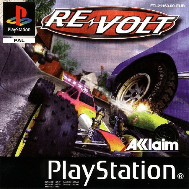 Front boxart of the game Re-Volt (Europe) on Sony Playstation