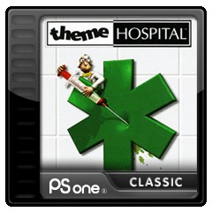 Front boxart of the game Theme Hospital (United States) on Sony Playstation