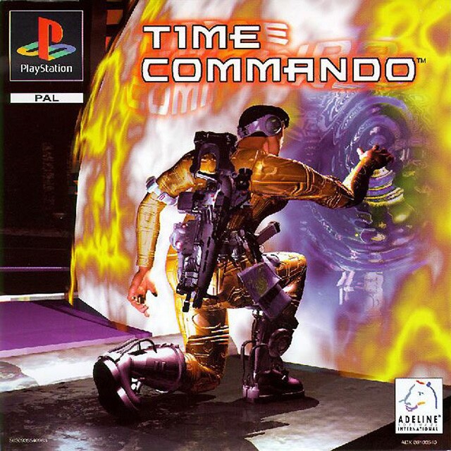 Front boxart of the game Time Commando (Europe) on Sony Playstation
