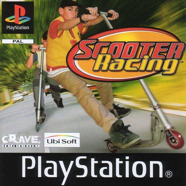Front boxart of the game Scooter Racing (Europe) on Sony Playstation