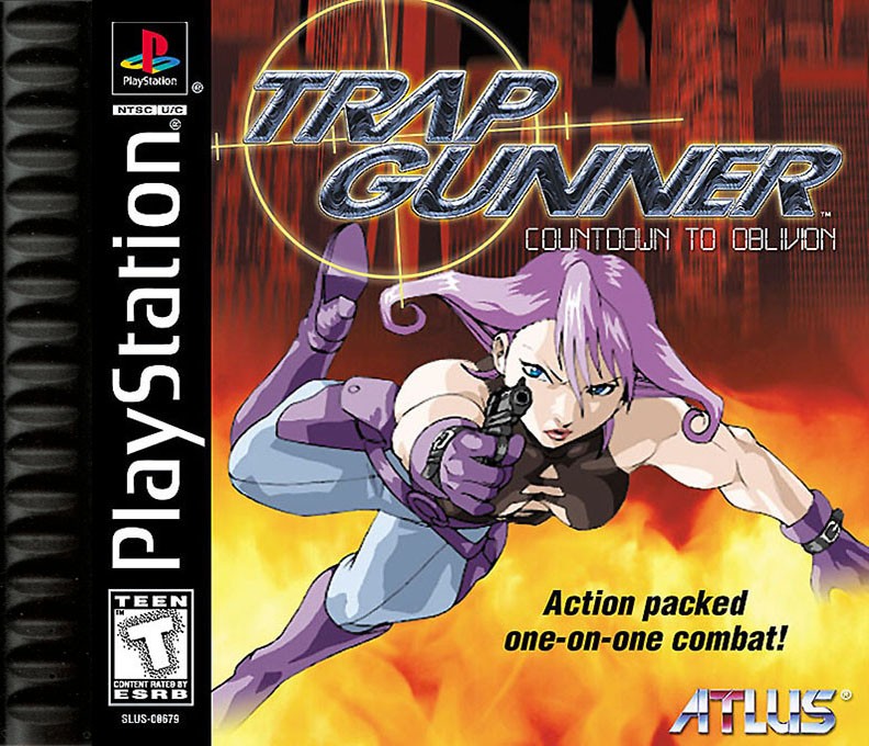 Front boxart of the game Trap Gunner (United States) on Sony Playstation