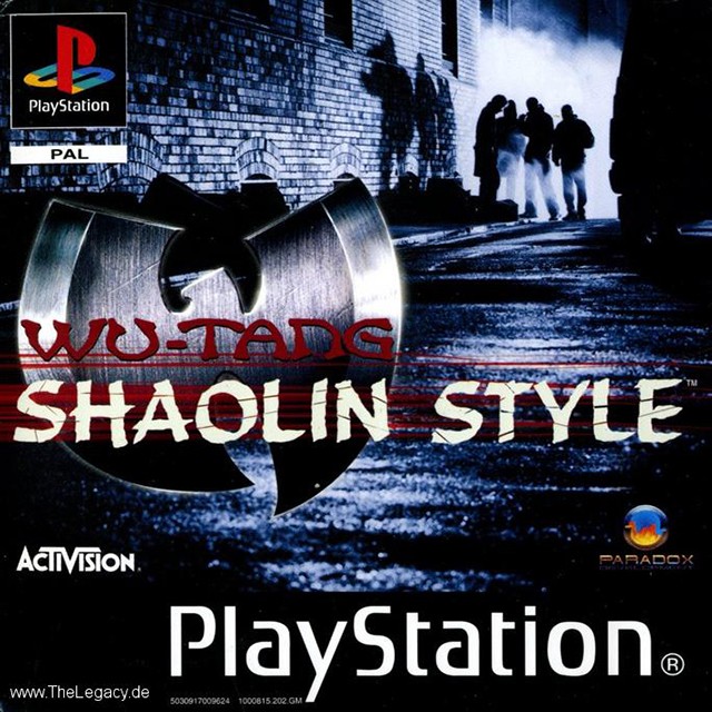 Front boxart of the game Wu-Tang - Shaolin Style (Germany) on Sony Playstation
