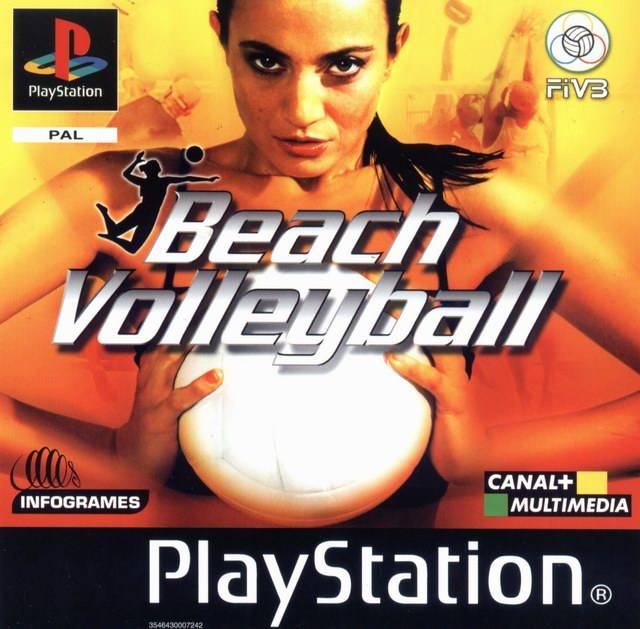 Front boxart of the game Beach Volleyball (Europe) on Sony Playstation