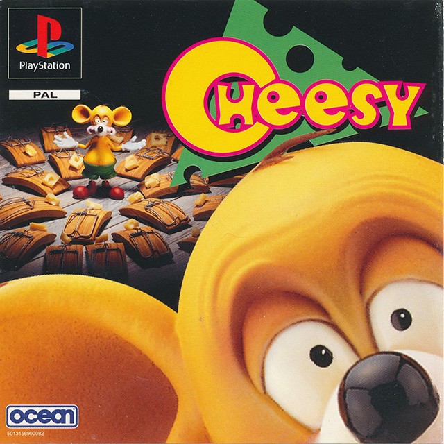 Front boxart of the game Cheesy (Europe) on Sony Playstation