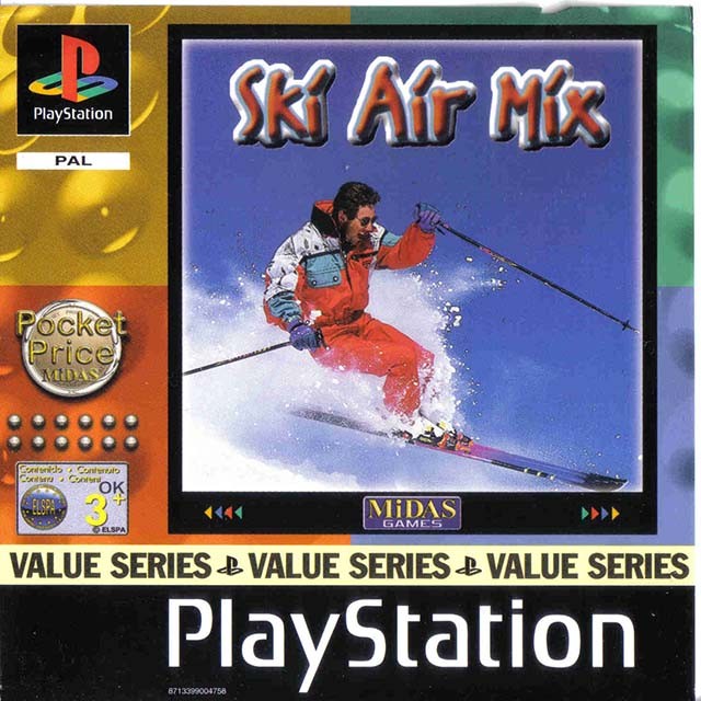 Front boxart of the game Ski Air Mix (Europe) on Sony Playstation