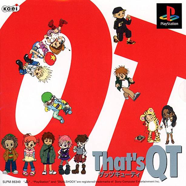 Front boxart of the game That's QT (Japan) on Sony Playstation