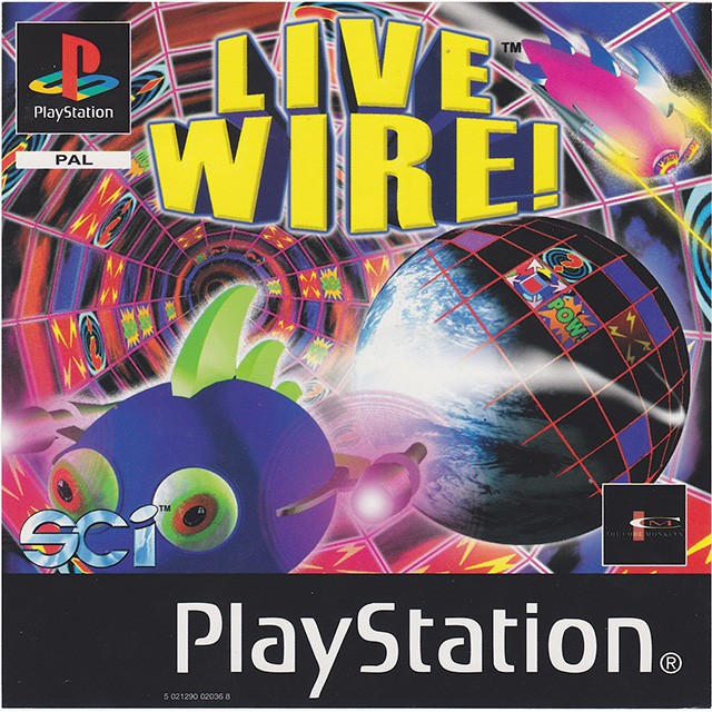 Front boxart of the game Live Wire! (Europe) on Sony Playstation
