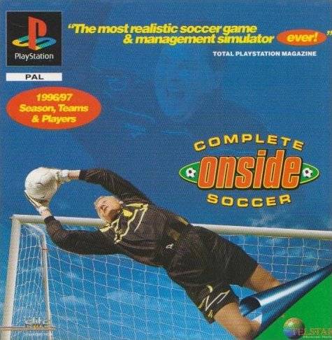 Front boxart of the game ONSIDE Complete Soccer (Europe) on Sony Playstation